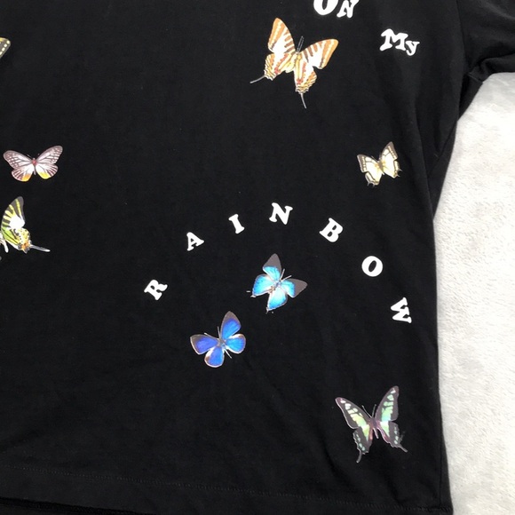 Jungles Jungles Please don't step on my Rainbow Tee L - Picture 2 of 10